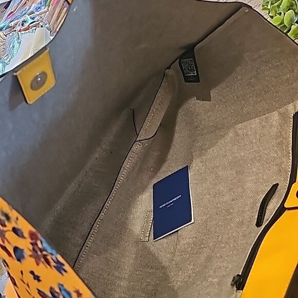 Rebecca Minkoff yellow floral leather tote NWT - Picture 9 of 13